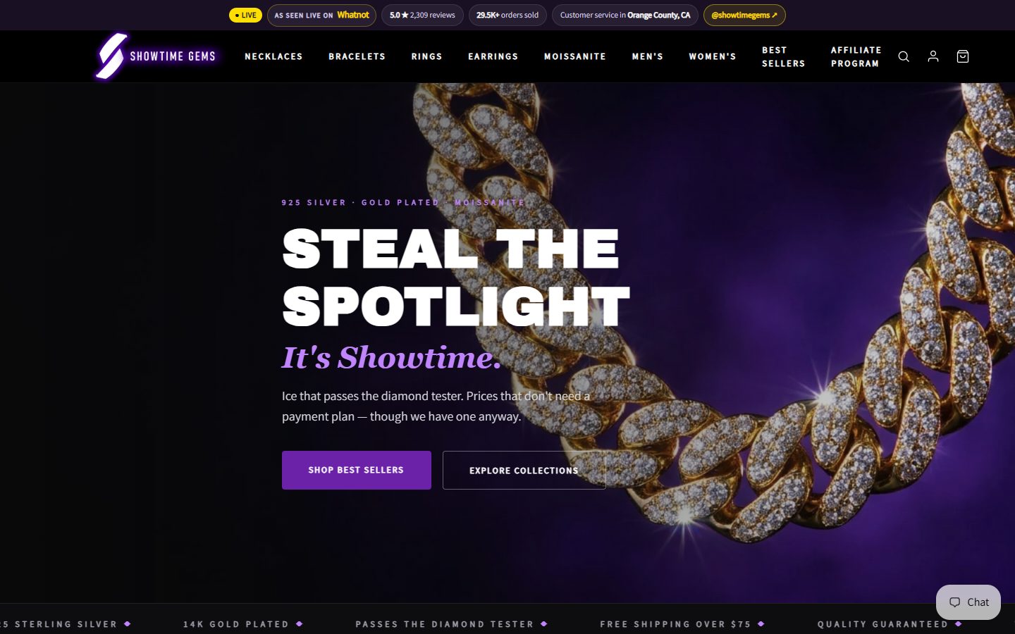Showtime Gems, desktop